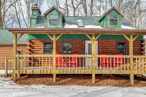 House (3 Bedrooms) | Interior - Pool, Beach & Lake Access: Poconos Cabin Escape! (Tobyhanna)