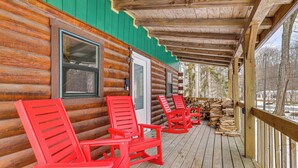 House (3 Bedrooms) | Interior - Pool, Beach & Lake Access: Poconos Cabin Escape! (Tobyhanna)
