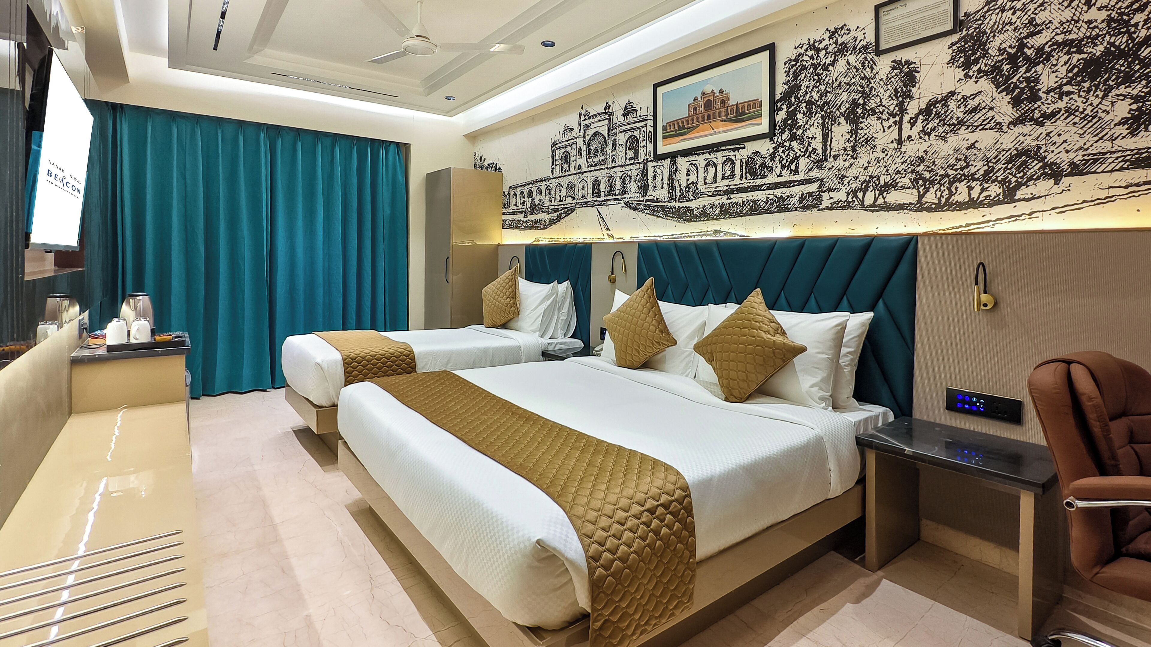 Room | Desk, laptop workspace, iron/ironing board, free WiFi