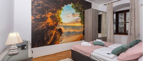 1 bedroom, iron/ironing board, free WiFi, bed sheets