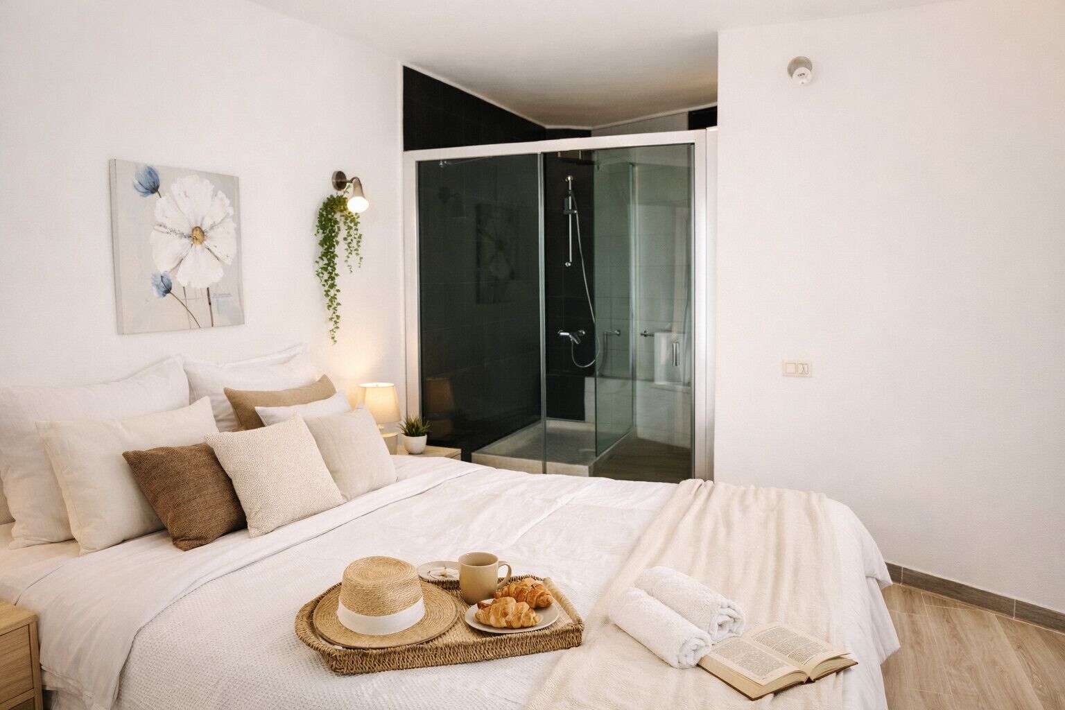 アイロン / アイロン台、WiFi (無料)、ベッドシーツ