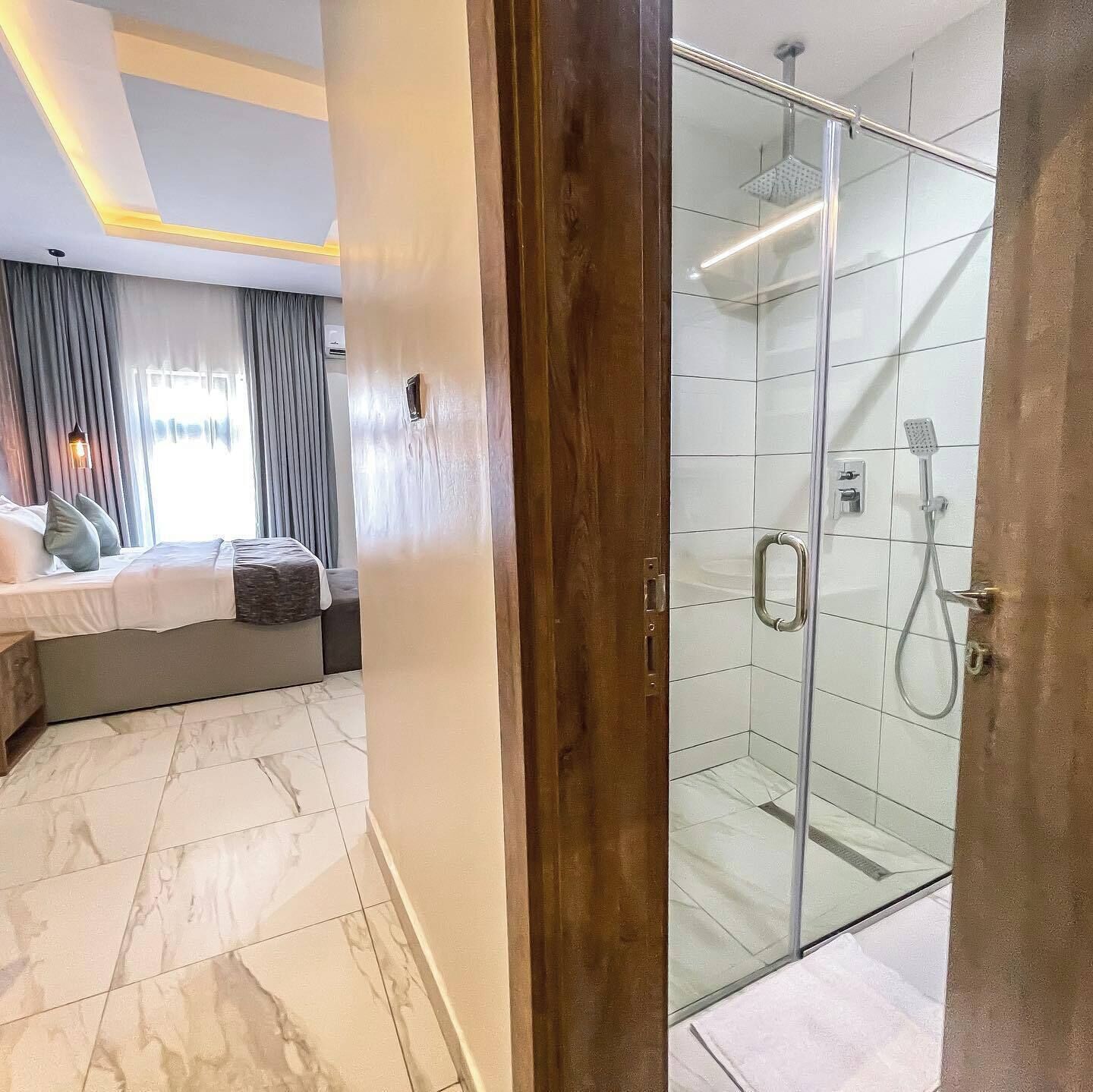 Chambre Deluxe, balcon, vue ville | Salle de bain