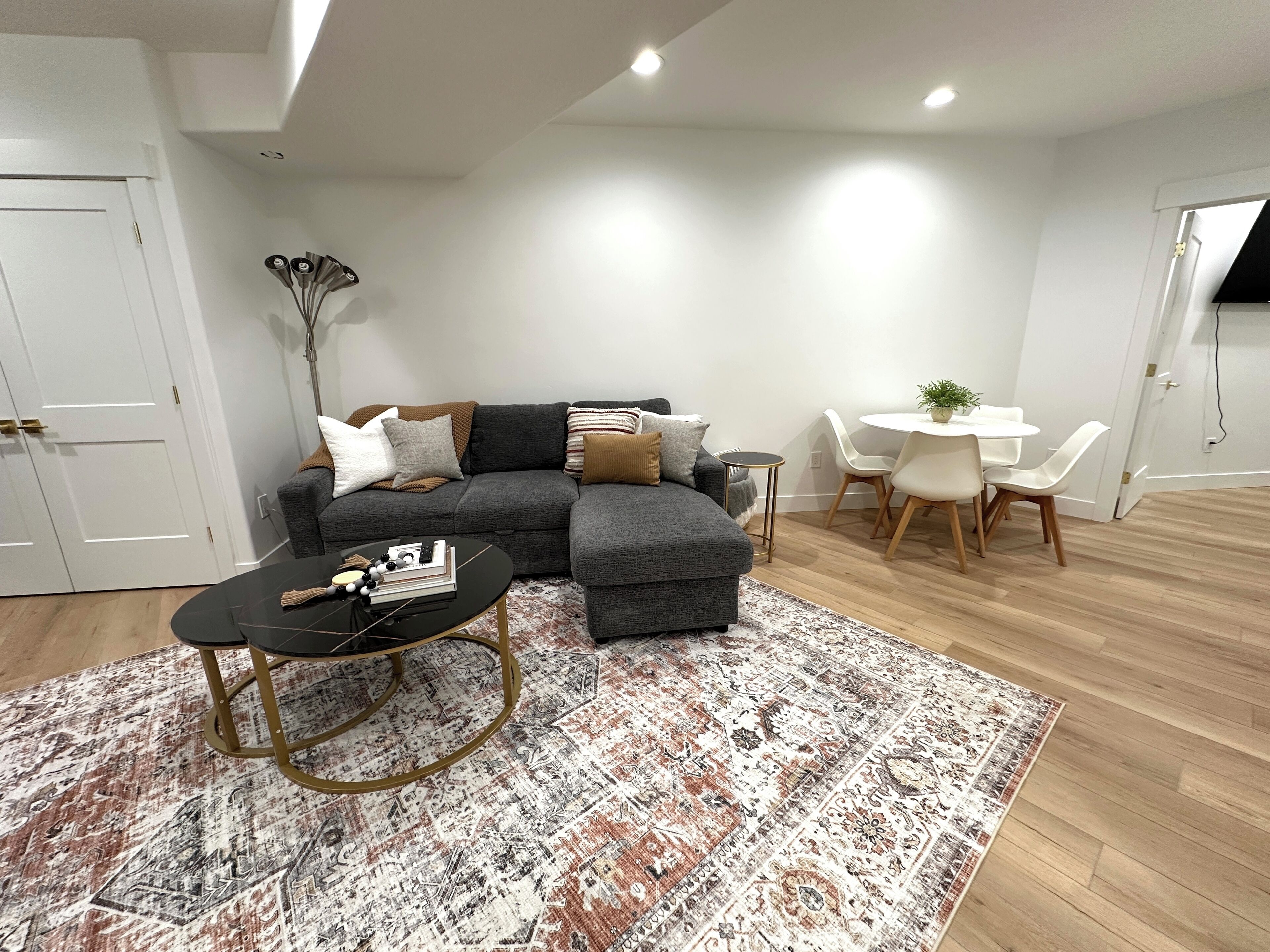 Smart TV, video games, foosball, table tennis