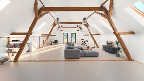 Interior - Rustic Barn Escape – Lakeside Retreat in Rybojady (Rybojady)