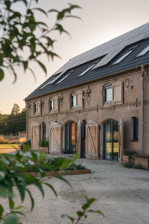 Exterior. Rustic Barn Escape – Lakeside Retreat in Rybojady