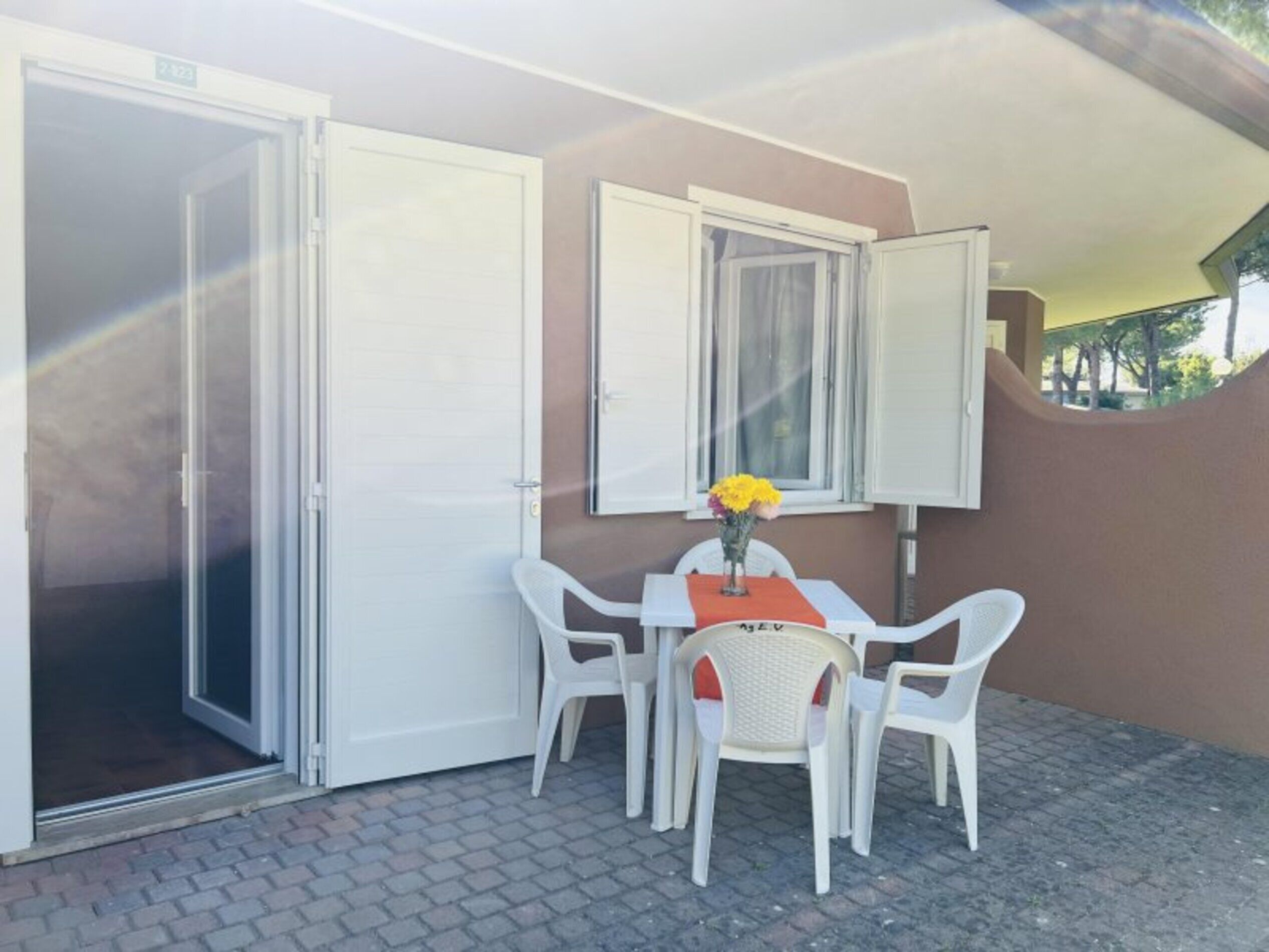 Appartamento, 1 camera da letto, patio, vista giardino | Terrazza/patio