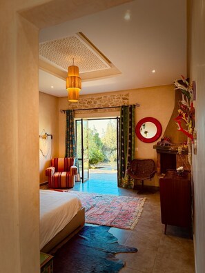Deluxe Double Room, Garden View | In-room safe, blackout drapes, free WiFi, wheelchair access - La Villa Sauvage (Essaouira)