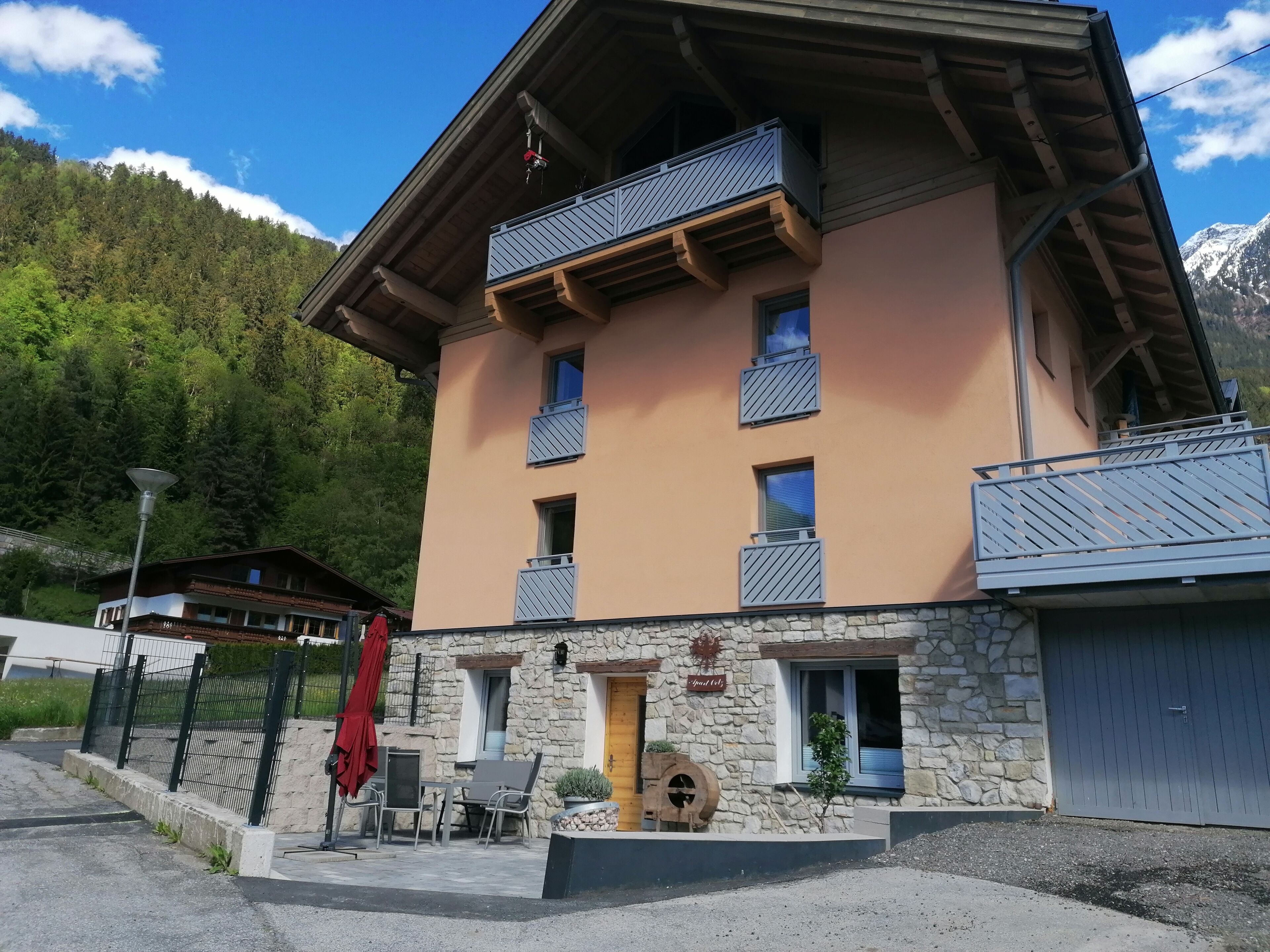 Voorkant van accommodatie