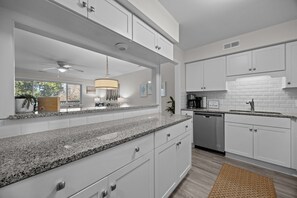 Fridge, microwave, oven, stovetop - 'Sound of the Sea' Caswell Beach Condo w/ Pools! (Oak Island)