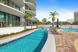 Indoor pool, a heated pool - Lighthouse on the Bay 2210 by Liquid Life (Orange Beach)