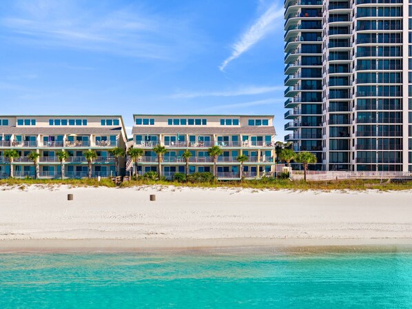 Exterior - Cozy gulf-front condo w/ balcony views & pool (Panama City Beach)