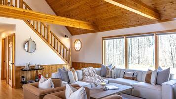 TV, fireplace, stereo, offices