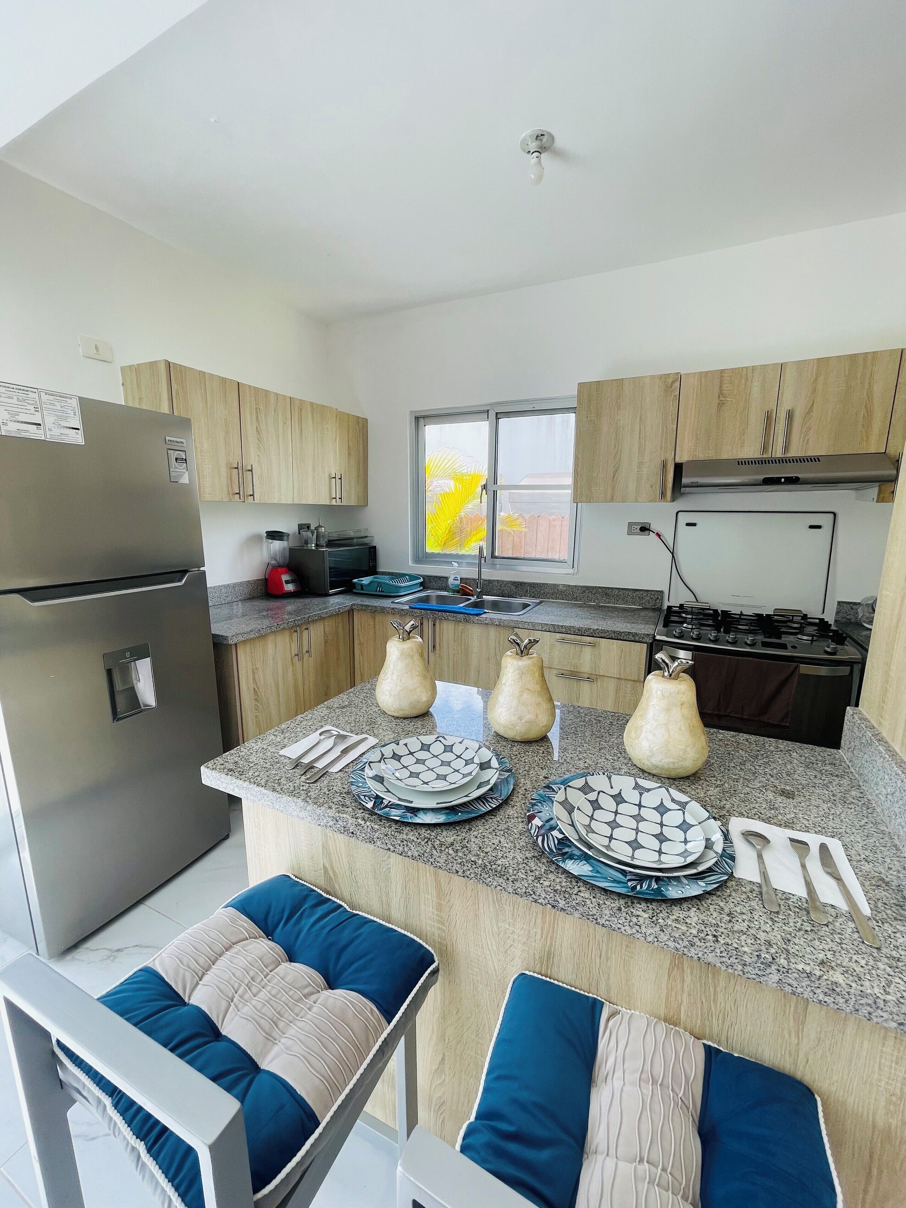 Villa, Patio | Private kitchen | Coffee/tea maker