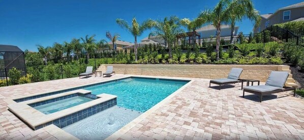 Pool - Ultimate Mansion-9Bed-Pool/Spa/Game (Kissimmee)
