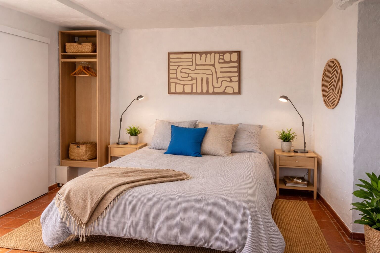 2 bedrooms, iron/ironing board, free WiFi, bed sheets