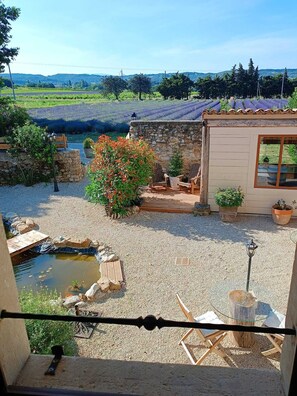 View from room - Mas de L'amme (Valréas)