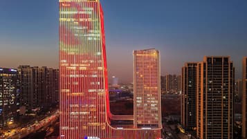 Stadsutsikt från boendet