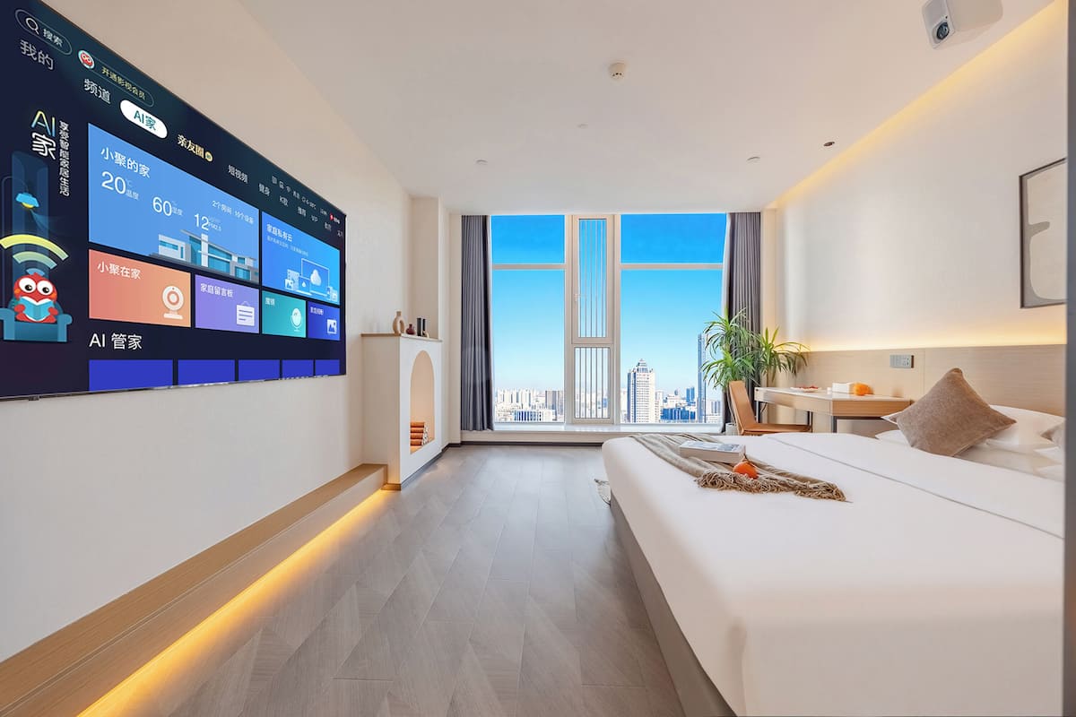 Premium bedding, individually decorated, individually furnished, desk