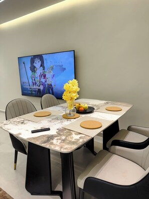 Dining - Luxury 3BR Sea View Apart Prime Location (Tangier)