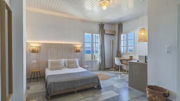 Double Room with Sea View | Fer et planche Ă repasser, Wi-Fi gratuit