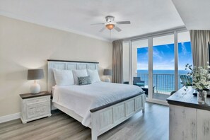 Condo clássico, 3 quartos, acesso à piscina, vista para a praia | Individualmente decorados, individualmente mobiliados