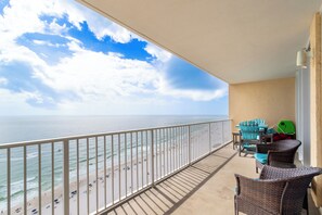 Classic Condo, 3 Bedrooms, Pool Access, Beach View | Balcony view - San Carlos 1905 (Gulf Shores)