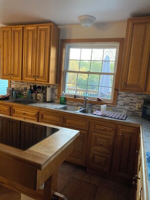 Private kitchen - Home rental all seasons, family and pet friendly. (Magnetawan)
