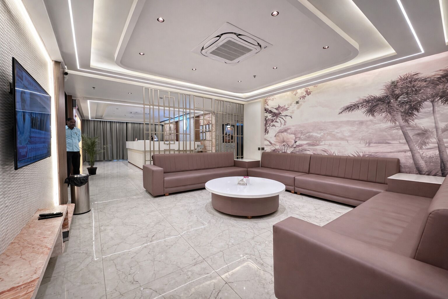 Lobby sitting area