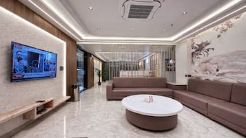 Sitteområde i lobbyen