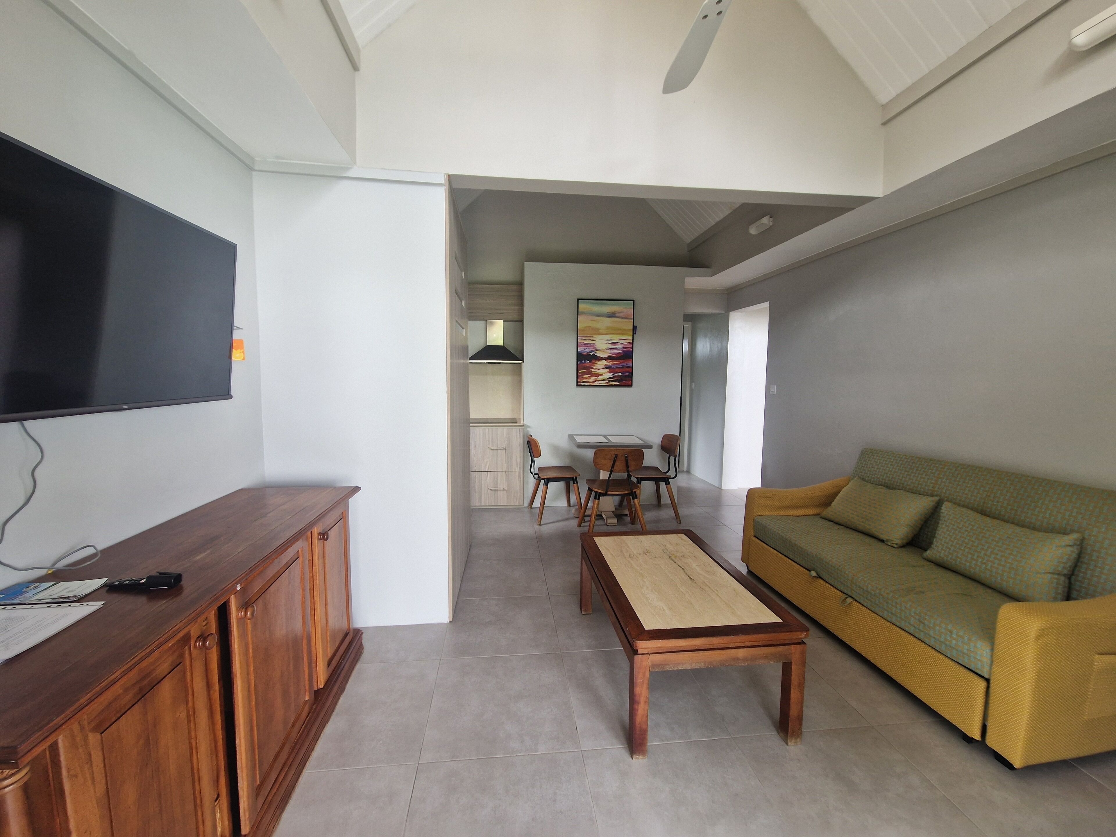 Appartement Confort, balcon, vue mer | Coin séjour