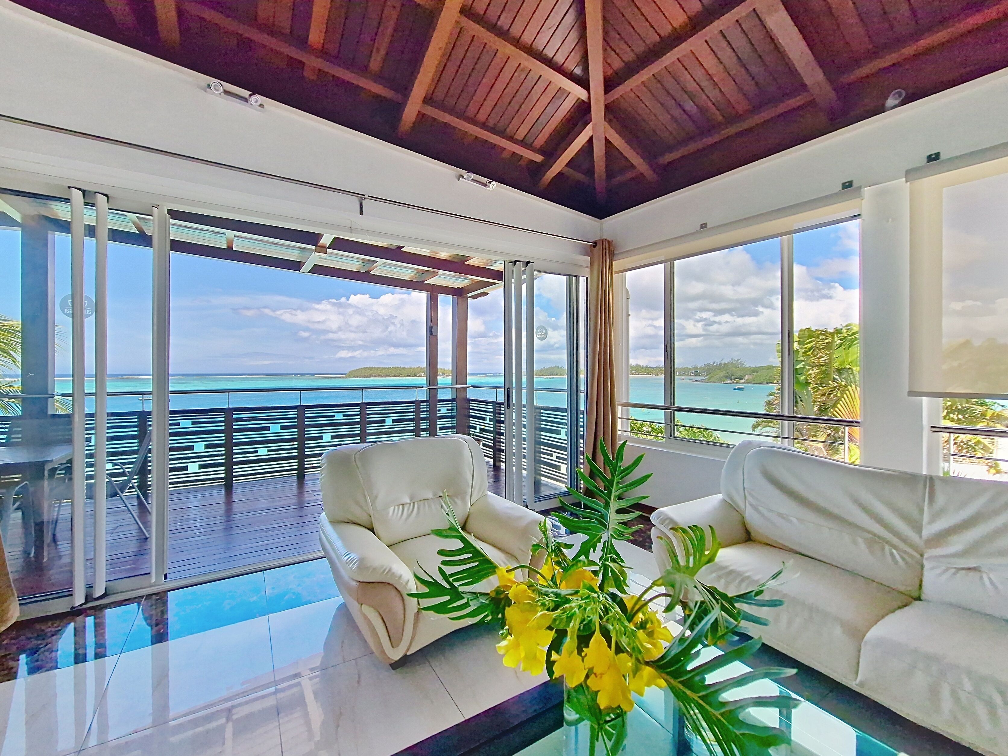 Appartement Deluxe, balcon, vue mer | Équipements de la chambre