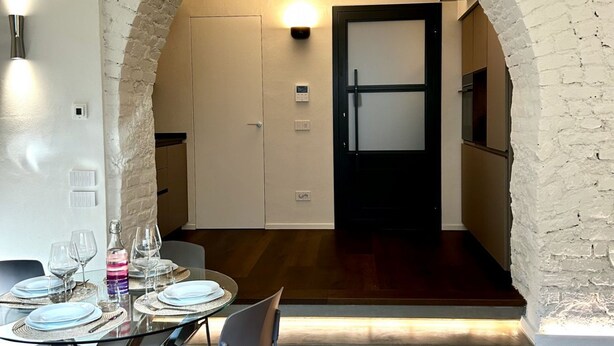 Dining - Check in information:You won’t need to meet anyone to access the apartment. Before arrival, you will receive a link to access the Guest Portal, where you can complete the self check-in directly from your phone by entering the ID details of all guests a (Milano)