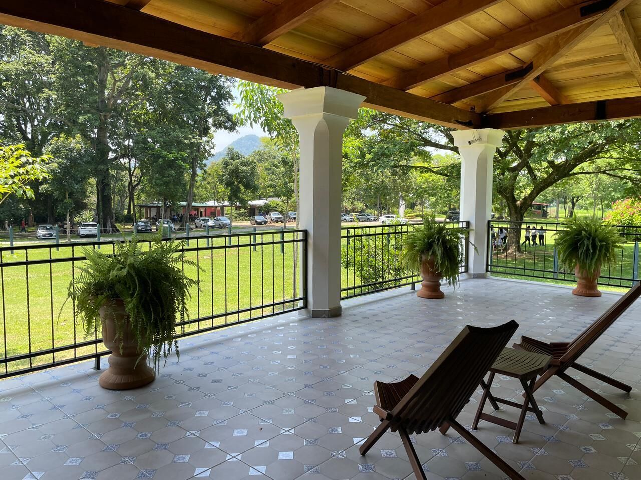 Habitación Deluxe doble, vistas al jardín | Terraza o patio