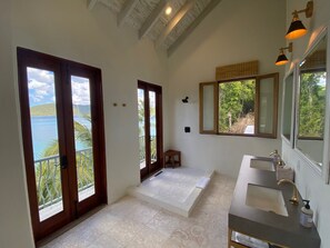 Interior - White Sand Beachfront - Brand New Peter Bay "Villa La Playa" (St John)