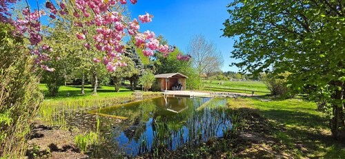 Idyllic country house for 12 people & kids/babies