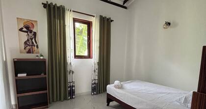 2-bedroom house with cool AC comfort and a rooftop near to Mirissa and Weligama