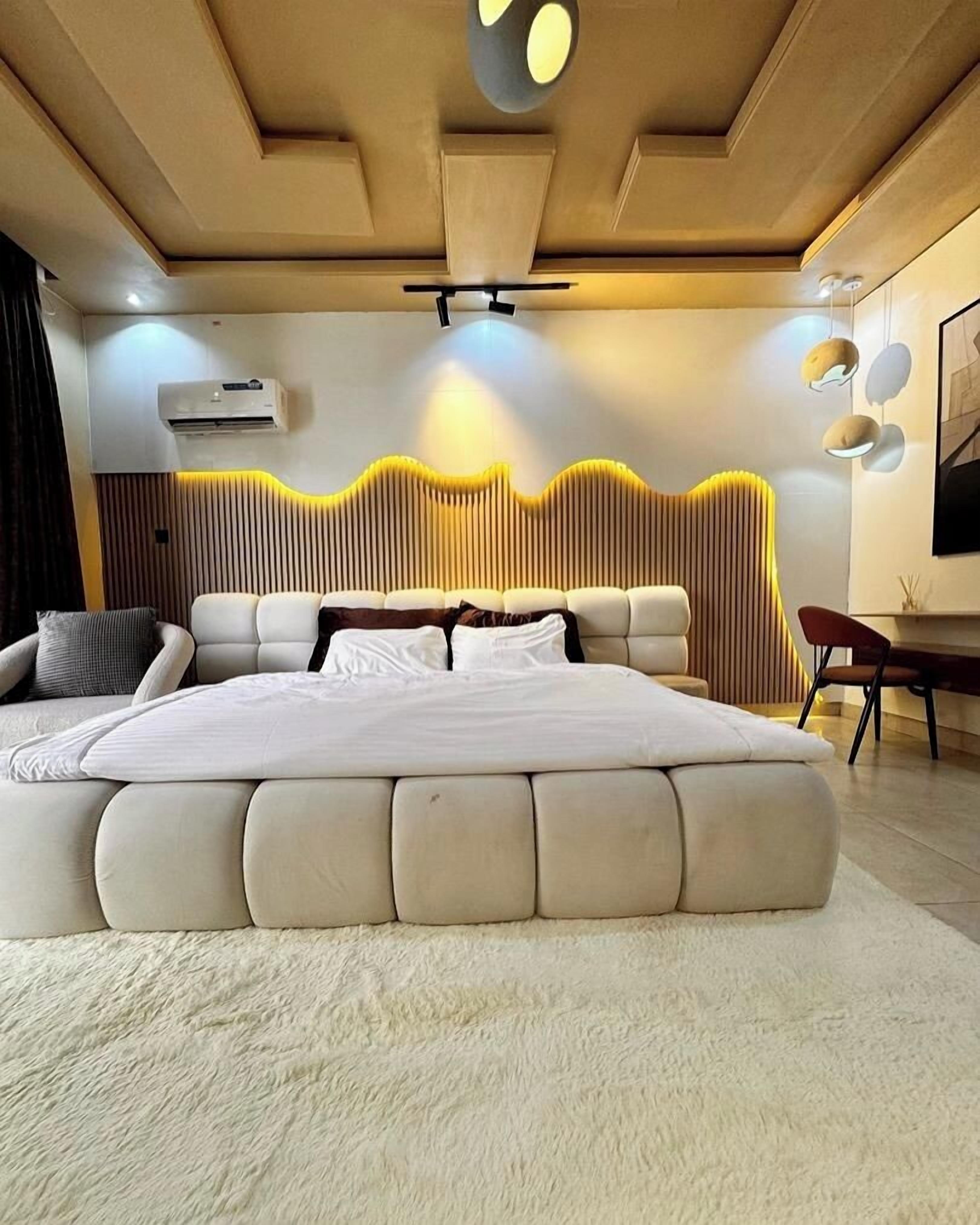 Economy Apartment, Balcony, City View | In-room safe, desk, laptop workspace, blackout drapes