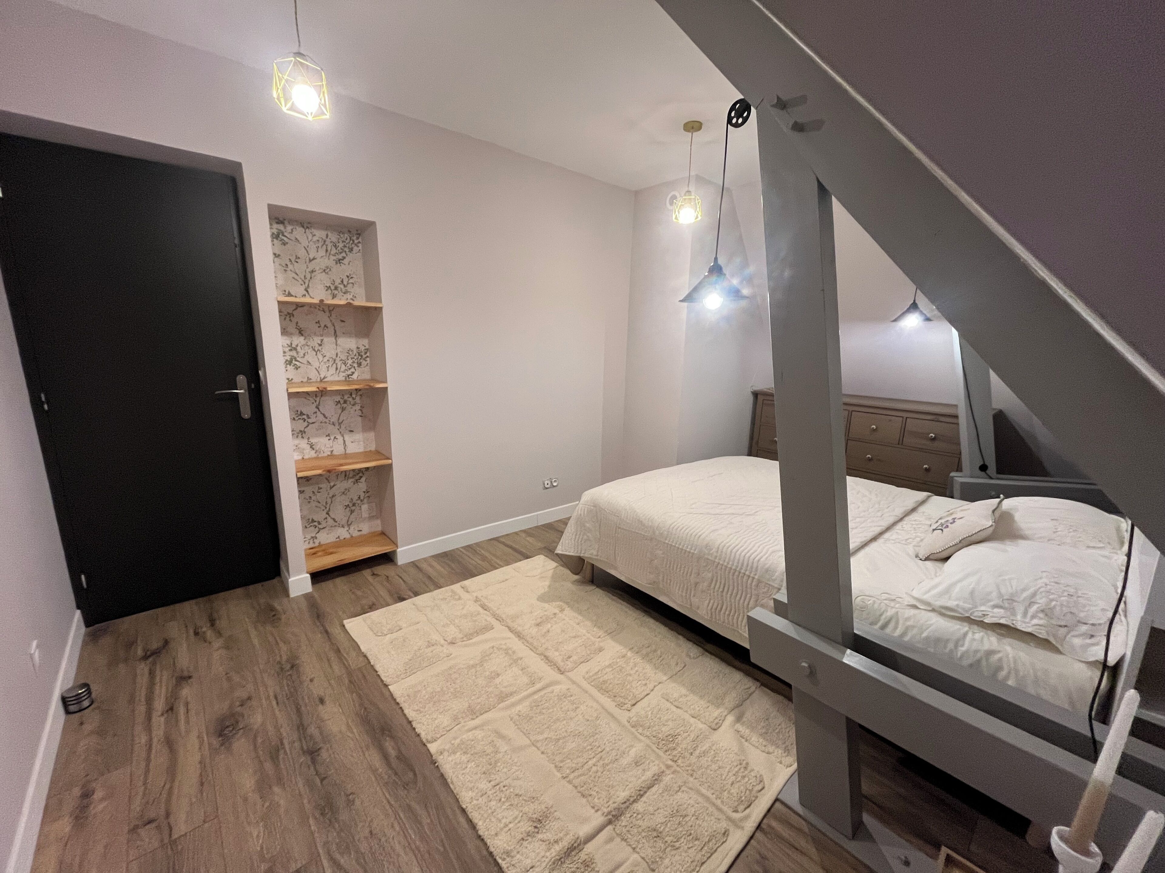 Desk, iron/ironing board, travel crib, free WiFi