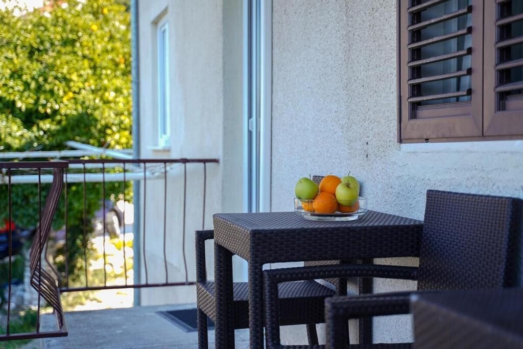 Familjelägenhet - balkong - havsutsikt | Terrass/Patio