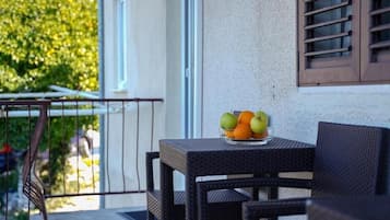 Family Apartment, Balcony, Sea View | Terrace/patio