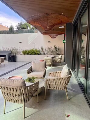 Terrace/patio - Elegant downtown apartment (Guadalajara)