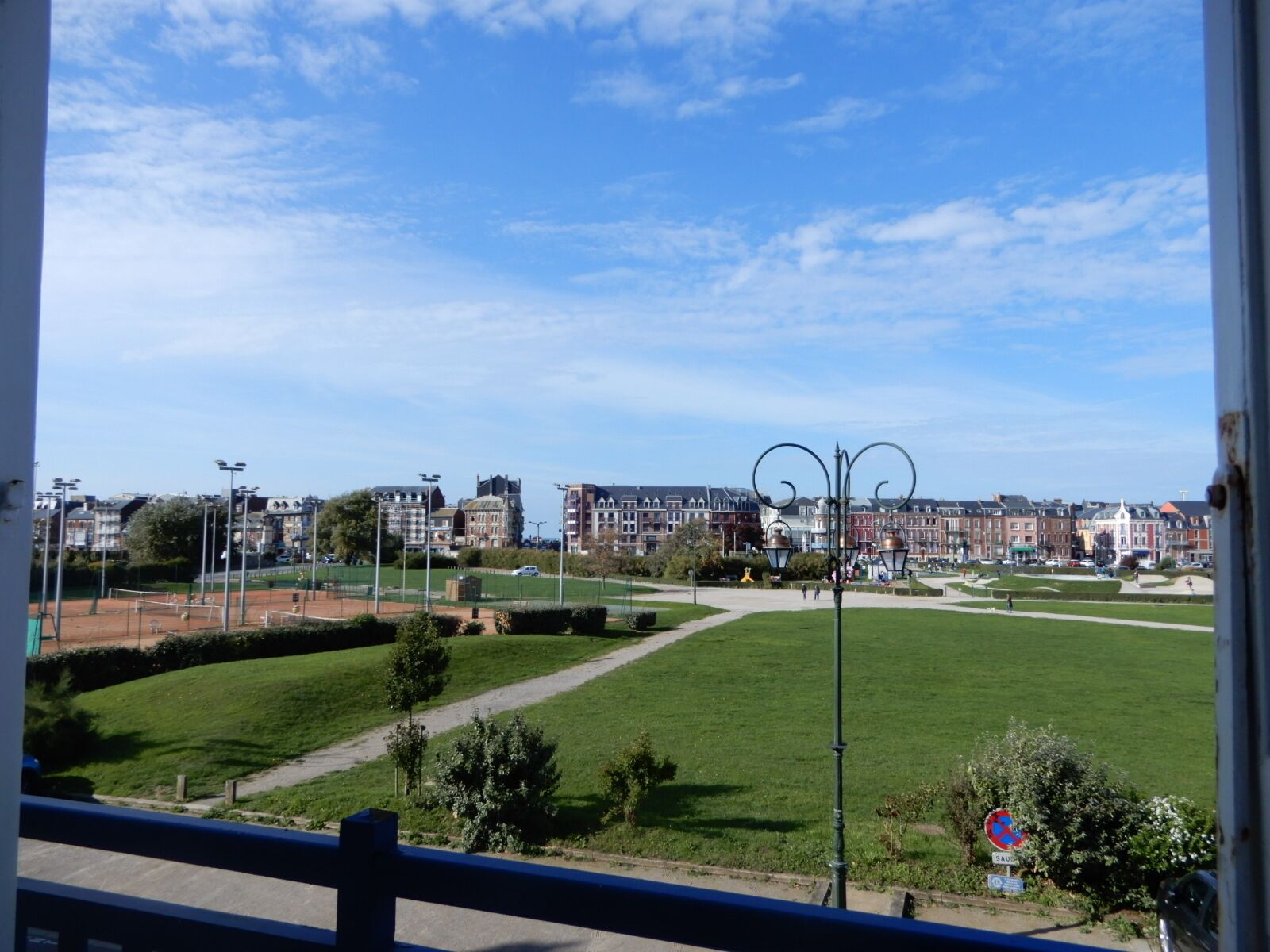 Blick von der Unterkunft