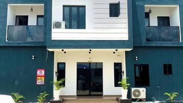 Voorkant van accommodatie