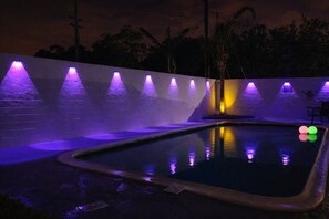 Outdoor pool - Spacious 4BR Retreat Minutes to Downtown & Airport. (Lakeland)