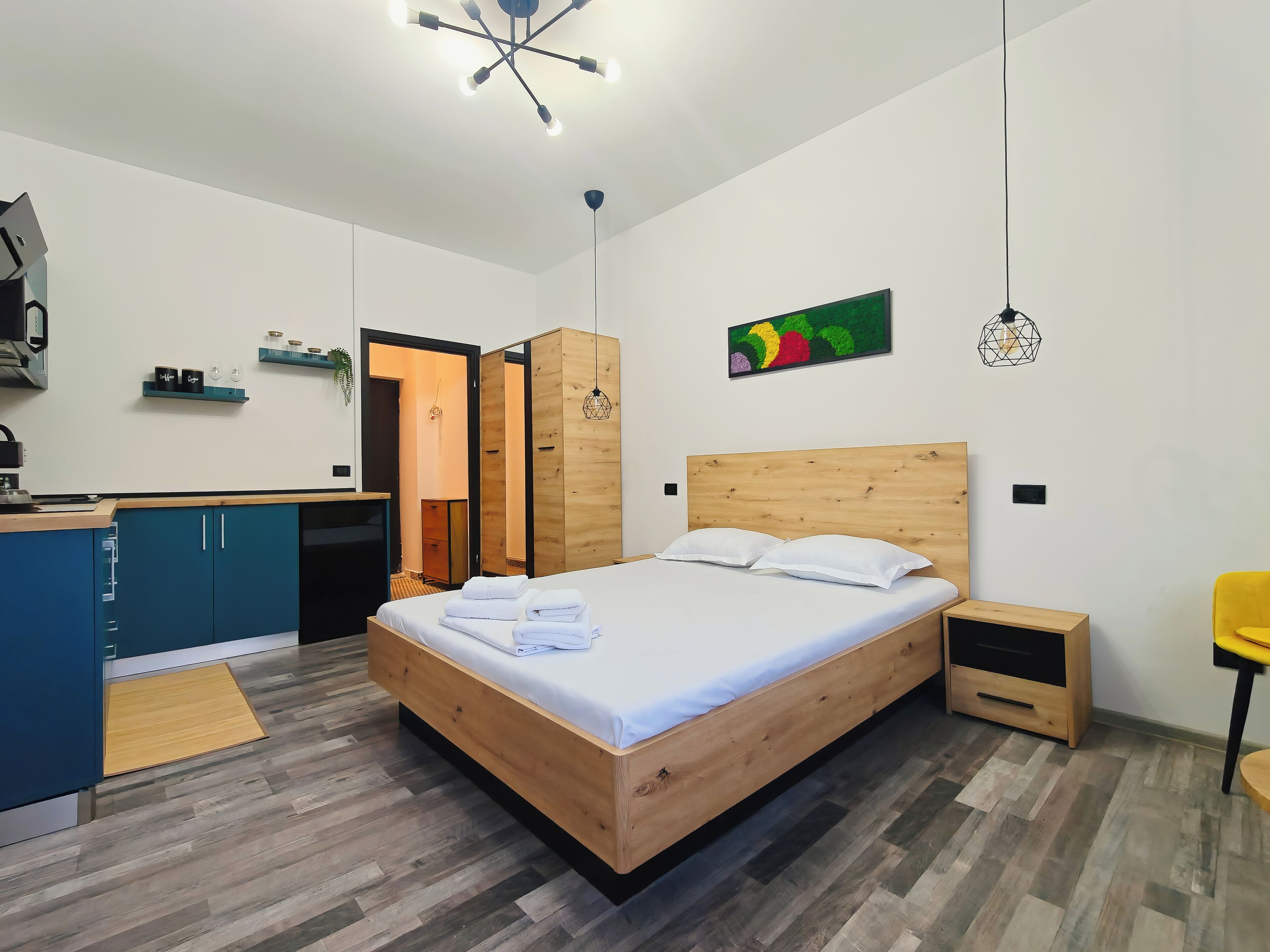 Blackout curtains, iron/ironing board, free WiFi