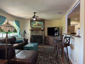 Smart-tv och böcker