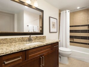 Hair dryer, towels, soap, toilet paper - Spacious 1 Bedroom 850 SF Condo Within Walking Distance of TPC Scottsdale (Scottsdale)