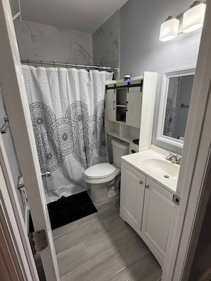 Studio | Bathroom - Cozy Modern Studio (Casselberry)
