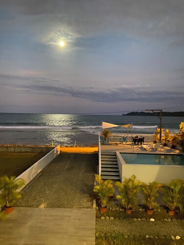 House in front of the sea