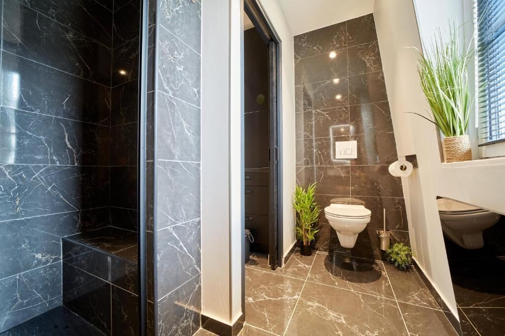 デラックス アパートメント クイーンベッド 1 台 | バスルーム